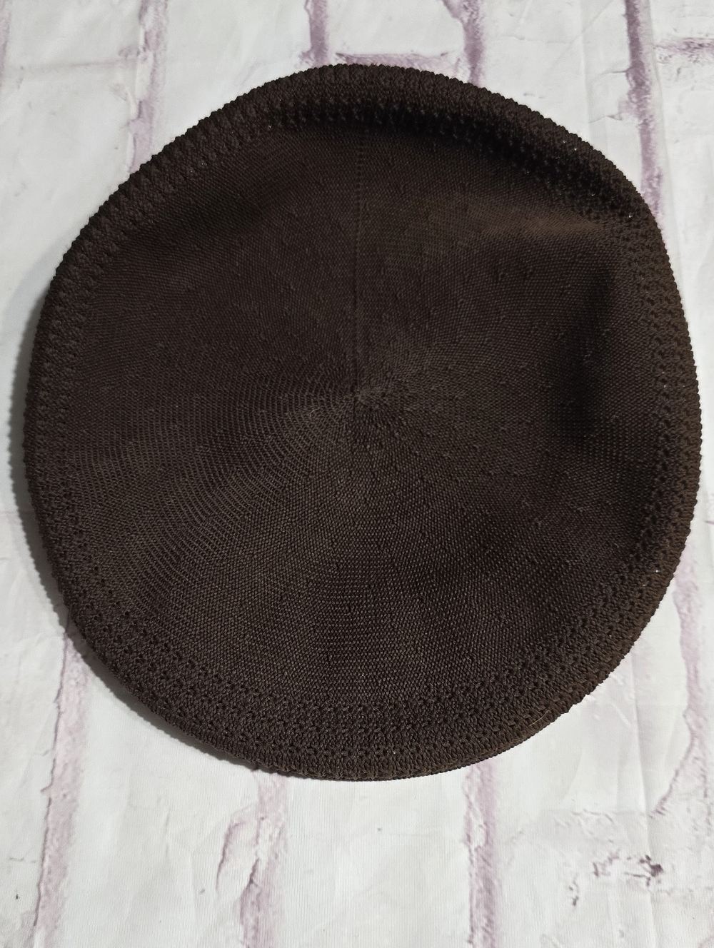 Kangol Brown Knit Men’s Cap - Classic Style